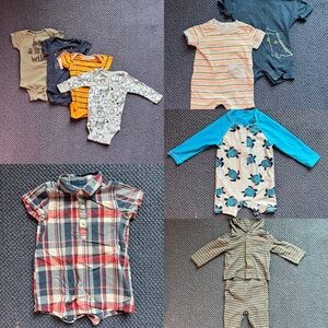 Gerber and Carter's 3-6M Boys Bundle